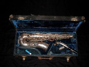 U.S. Military Issued H. N. White Company King Zephyr Alto Saxophone