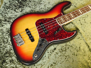 Free Shipping Used Fender USA Jazz Bass'73 3TS/R Electric Bass