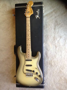 1979 Fender Stratocaster Electric Guitar, Antigua color finish