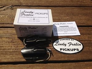 NEW Lindy Fralin Blues Tele Split Blade Pickup Set - Black Covers Medium Radius
