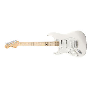 Fender Standard Stratocaster Left Handed Guitar Maple Arctic White DEMO