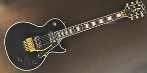 BURNY RLC-85S '11 Black electric Guitar *NEW* Free Shipping From Japan