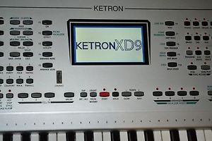 Ketron XD9 61 key keyboard. Good condition with soft case (stagg ktc 128 )