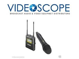 SONY HANDHELD MIC TX AND PORTABLE RX WIRELESS SYSTEM UWPD12/42