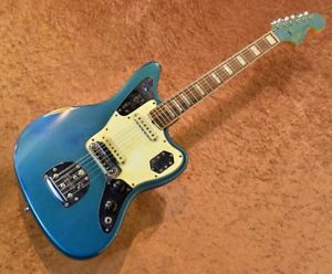 Fender USA Jaguar Lake Placid Blue w/hard case F/S Guitar Bass from Japan #E957