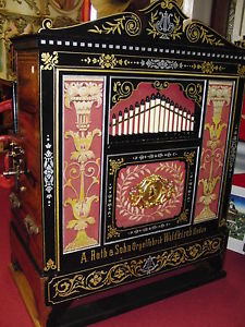 German barrel organ music box