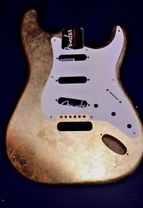 fender strat body -Gold Leaf body