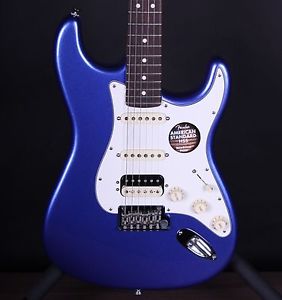 Fender American Standard HSS Stratocaster Ocean Blue Strat Electric Guitar