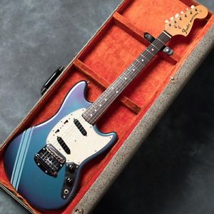 Fender/Mustang 1971 Compe Blue w/hard case F/S Guiter Bass From JAPAN #G142