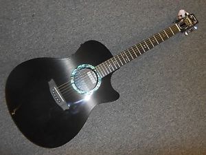RainSong CO-OM1000N2 Slim Body Acoustic-Electric Guitar W/ Hardshell Case! LOOK!