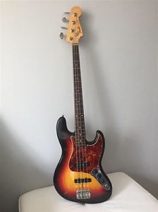 Fender 1962 Jazz Bass Vintage All Original Parts 4String Sunburst 62 60's