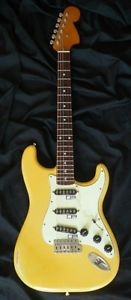 Edwards E-SE-125R/RE Ash Body Vintage White Color Used Electric Guitar From JP