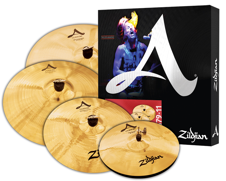 Zildjian A Custom Cymbal Set w/ 20" Ride, 18" Crash, 16" Crash, 14" Hats