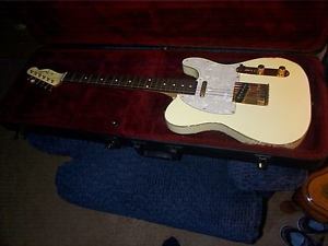 Fender Electric Guitar Telecaster 1994 50 th year Anniversary Japan Pearl & Gold