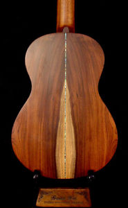 Bruce Wei Solid Brazilian Rosewood Tenor Ukulele, Abalone Inlay, Bag UG17-2397