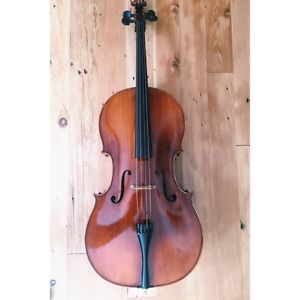 2001 M. Henri Luthier Full Size Cello With Roller Hard Case
