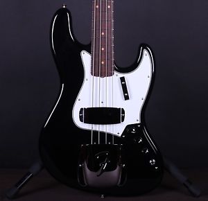 Fender American Vintage Reissue '64 Jazz Bass Black Electric Guitar #5827