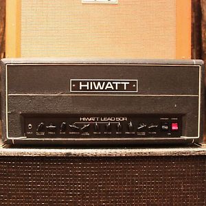 Vintage 1980s Hiwatt L50R Lead 50 50R Reverb Head Valve Amplifier SERVICED