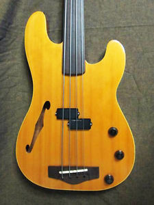 Fender Japan Fretless Precision Bass PBAC-950 Made in Japan Semi-Hollow PIEZO