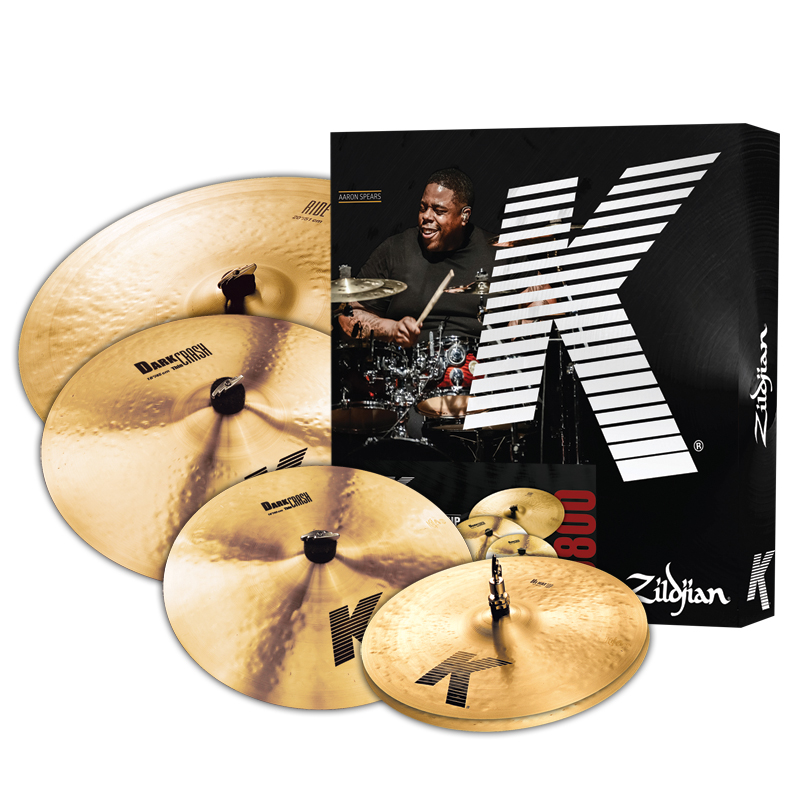 Zildjian K Cymbal Set w/ 20" Ride, 18" Dark Crash, 16" Dark Thin Crash, 14" Hats