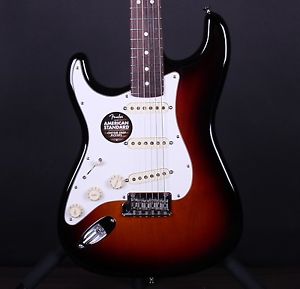 Fender American Standard Left Handed Stratocaster Sunburst Strat Electric Guitar