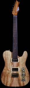 RH Custom No. 011 "The T Spalt" Hand Made Spalted Maple Electric Guitar