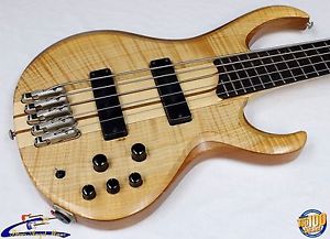 Ibanez BTB 5-String Bass Guitar Flamed Maple Top, 3-Band EQ, Neck-Thru!! #36866