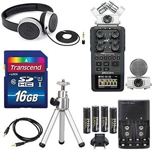 Zoom H6 Six-Track Portable Recorder with Interchangeable Microphone System with