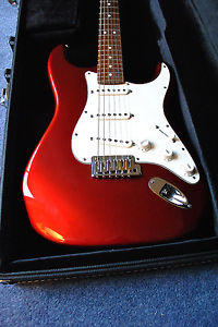 American USA Fender Stratocaster Stunning Candy Cola Red NEVER GIGGED 2010 +Case