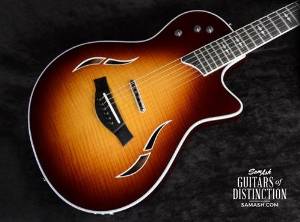 Taylor T5z Pro Hollow Body Electric Guitar Tobacco Sunburst (SN:1111245145)