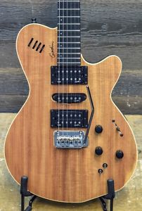 Godin xtSA Natural Koa HG Limited "SF" 3-Voice Electric Guitar w/ Bag #16405116
