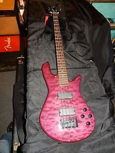 Spector Legend Classic-4 4-String Electric Bass Guitar Trans Purple