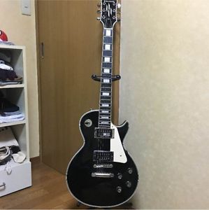 Used! ESP Japan -Edwards- Les Paul Custom Guitar E-LP Series Black Chrome Parts
