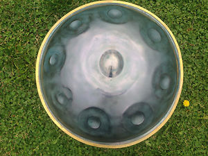 handpan prototype pantam percussion with heat treatments
