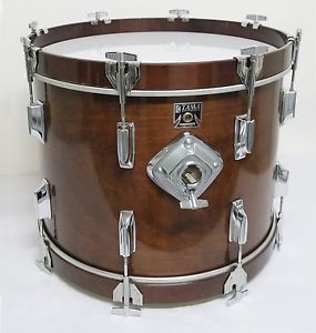 Early 1980's TAMA SUPERSTAR BASS DRUM, SUPER MAHOGANY, VERY RARE 20" x 14" SIZE!