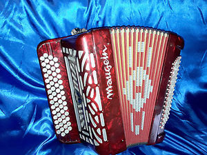 Accordéon MAUGEIN 4rangs 2voix 80basses