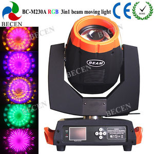 New 8+16 prisms 230w wash beam spot 3in1 7R sharp beam moving head light