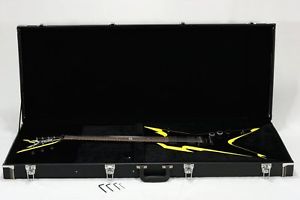 DEAN Razorback 7 255 Black / Yellow Used  w/ Hard case