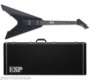 ESP LTD James Hetfield Vulture Black Satin BLKS NEW Electric Guitar w/ Hard Case