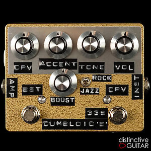 NEW SHIN'S MUSIC DUMBLOID 335 BOOST HANDMADE DUMBLE OVERDRIVE PEDAL GOLD HAMMER