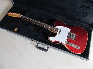 1992 Fender Telecaster 62 Reissue Japan Left Handed Candy Apple Red OHSC Lefty