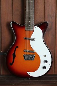 Danelectro 12 String Semi-Hollow Electric Guitar Cherry Sunburst