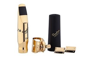 Vandoren SM823GSKO T7 Small Chamber V16 Metal Tenor Sax Mouthpiece w/ Optimum