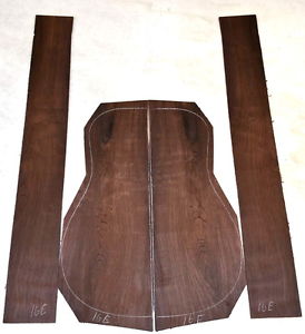 BRAZILIAN ROSEWOOD BONANZA LOT of 10 SETS FOR LUTHIER GUITAR DREADNAUGHT SIZE