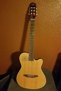Godin Multiac Nylon Encore Acoustic Electric Guitar with Bag- Natural