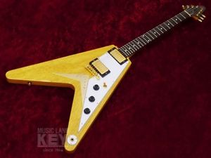 Crews Maniac Sound V-KING / KORINA NAT Free shipping Guiter Bass From JAPAN #S50