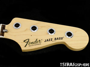 * Fender Vintage USA 75 RI Jazz BASS NECK 1975 Reissue Rosewood Block #341