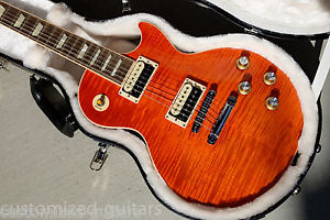 Gibson USA Les Paul Slash Signature Vermillion AAA Flame Maple Top - 8lbs 6oz!