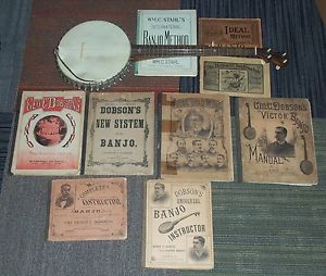 Antique Dobson Victory Specialty Banjo Dobson Banjo Books