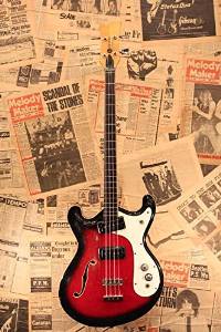 Free Shipping Used Mosrite 1968 Combo Bass Electric Guitar